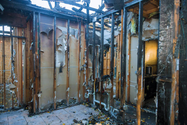 Professional Fire Damage Removal technician working in Riverton, NJ